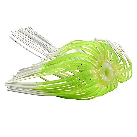 War Eagle Replacement Spinnerbait Skirts - White Chartreuse