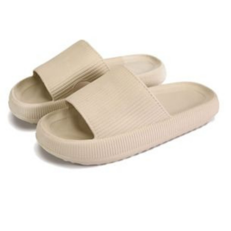 Load image into Gallery viewer, Womens Squisheez Slide - Cream
