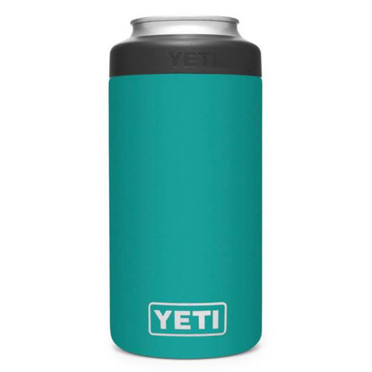 YETI Rambler 16 Oz Colster Tall Can - Aquifer Blue