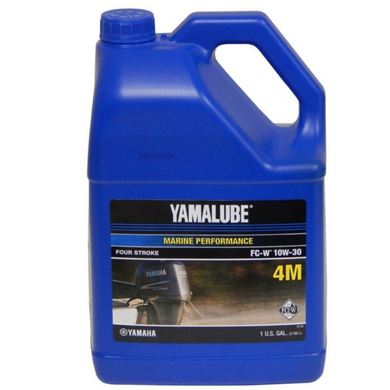 Yamalube 4-Stroke 10W-30 4M Outboard Engine Oil Gallon