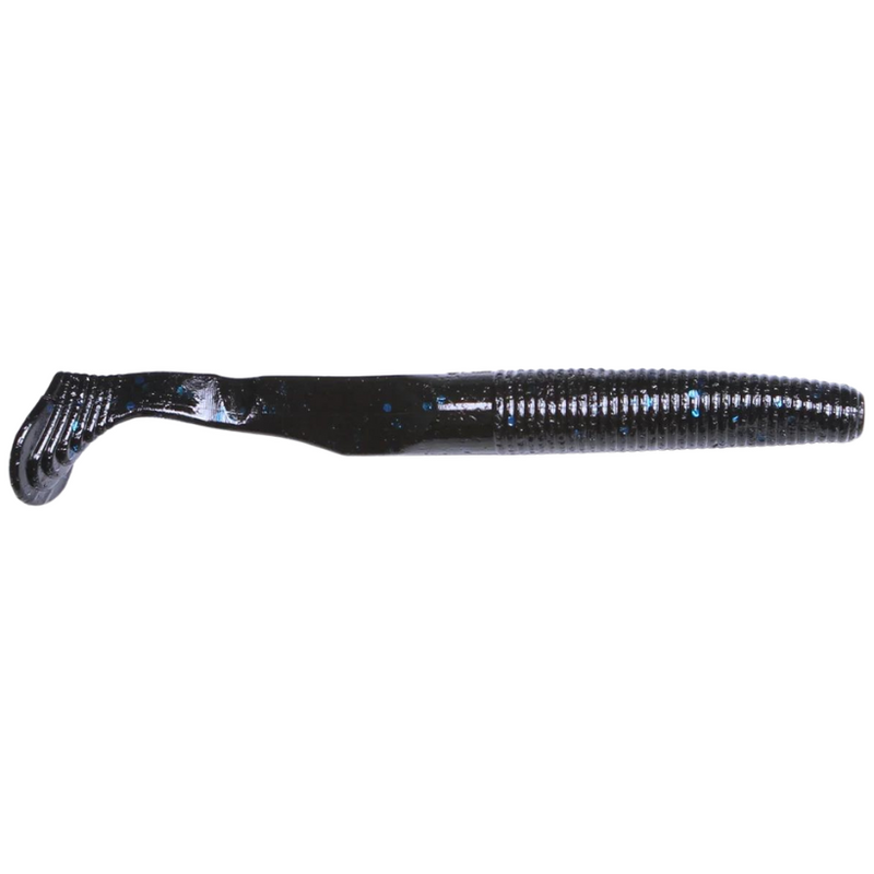 Load image into Gallery viewer, Yamamoto Swim Senko Swimbaits - Black with large Blue Flake
