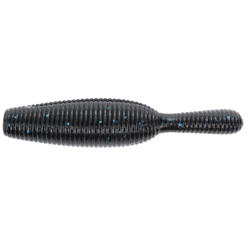 Load image into Gallery viewer, Yamamoto Yamatanuki Stick Bait - Black with Large Blue Flake
