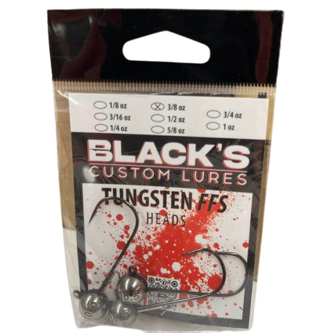 Blacks Custom Lures Tungsten FFS Jig Heads