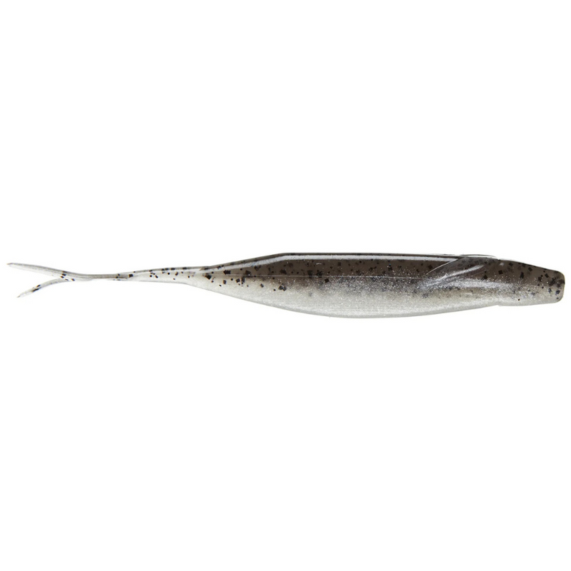 Load image into Gallery viewer, Zoom Winged Fluke Swimbaits - Smoke Pepper Clear
