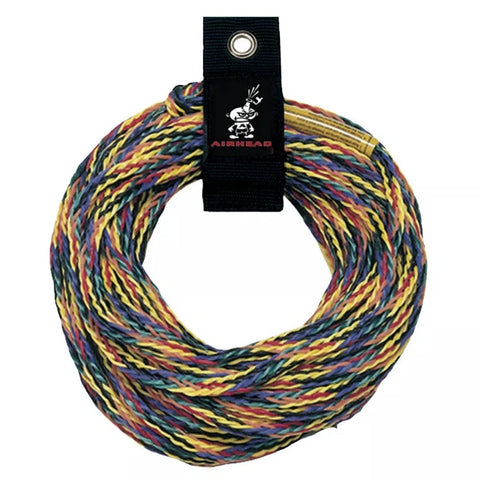 AIRHEAD 2 Rider Tube Tow Rope - 60 ft. - Multi-color