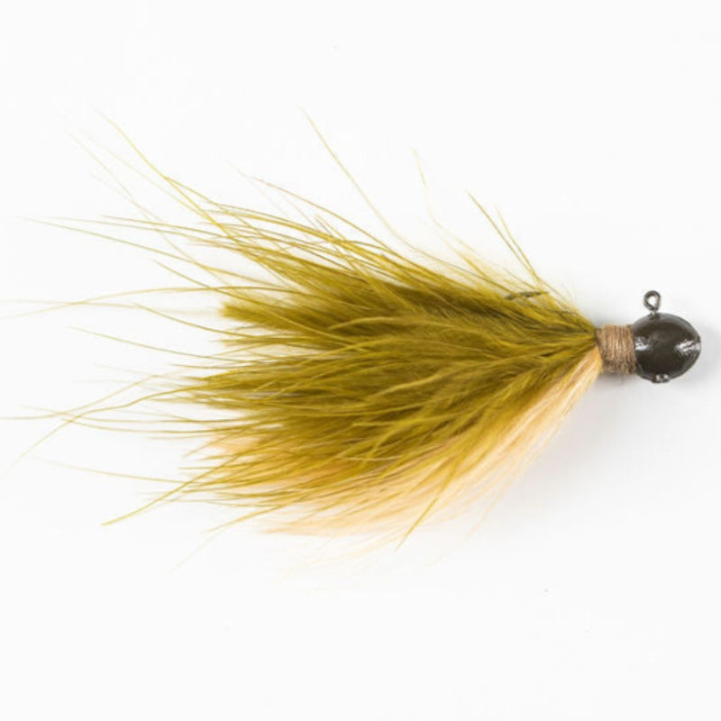 Load image into Gallery viewer, White River Zig Jigs - Olive and Ginger
