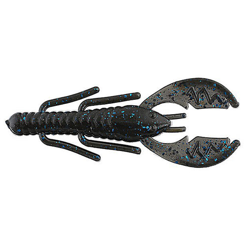 Net Bait Paca Slim Creature Baits - Black Blue Flake