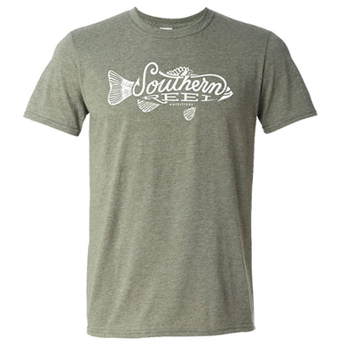 Southern Reel Outfitters Fishy SRO SS T-Shirt - Heather Forest Green