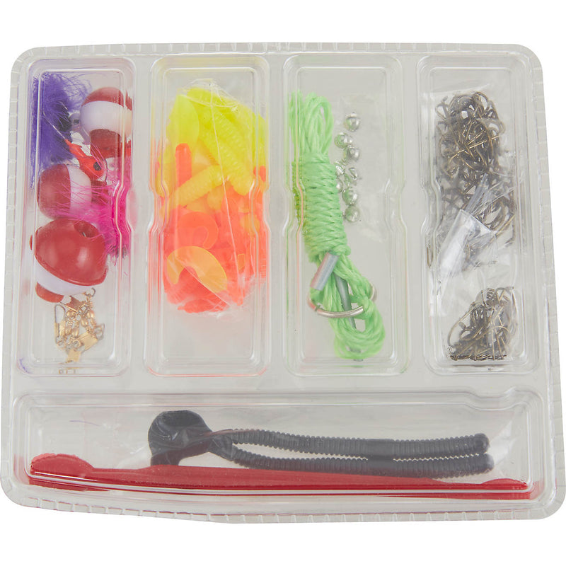 Load image into Gallery viewer, Plano Ready Set Fish 2-Tray 150-Piece Tackle Kit
