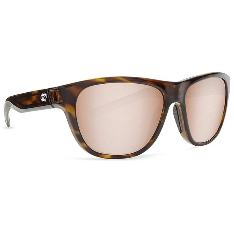 Load image into Gallery viewer, Costa Bayside Sunglasses - Shiny Tortoise Frames with Gray Silver Lens
