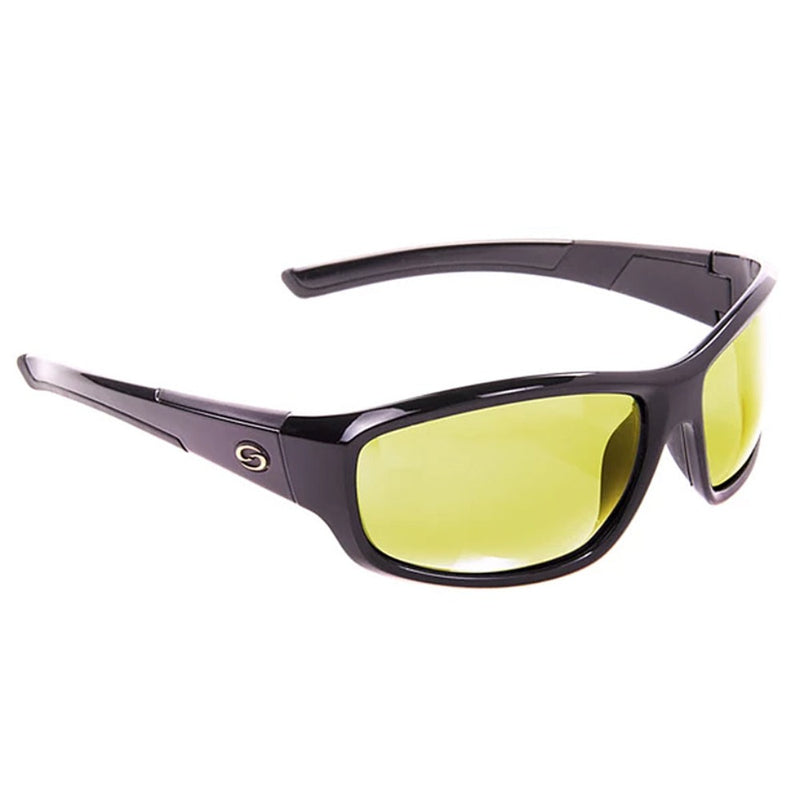 Load image into Gallery viewer, Strike King S11 Optics Sunglasses - Black Frames with Gold Lens
