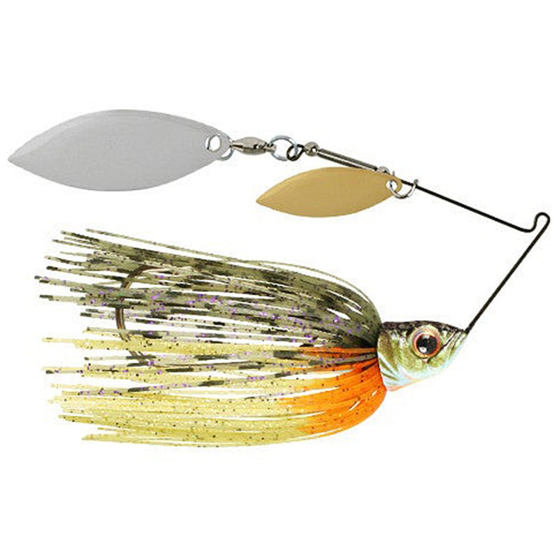 Load image into Gallery viewer, Revenge Baits Deep Runner Nickle and Gold Double Willow Spinnerbaits - Bluegill
