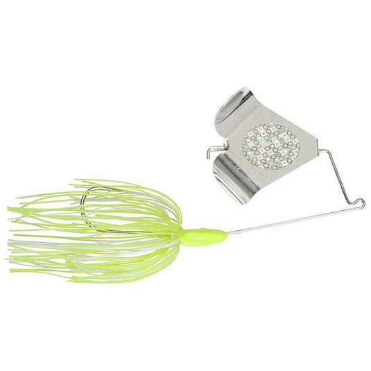 War Eagle Buzz Baits - Hot White Chartreuse with Silver Blade