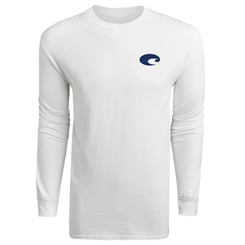 Load image into Gallery viewer, Costa Classic Long Sleeve T-Shirt White Front
