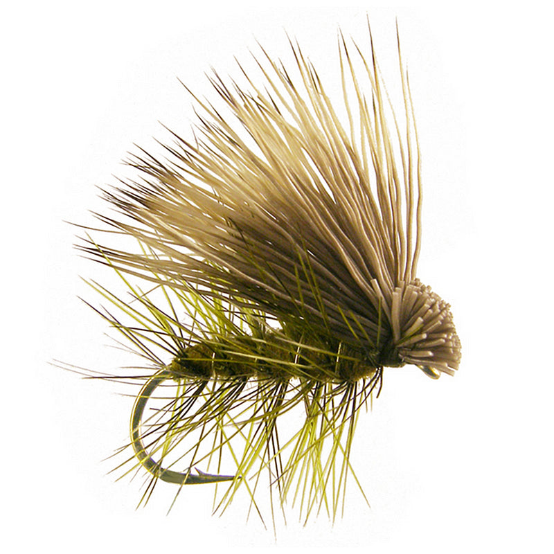 Load image into Gallery viewer, Umpqua Elk Caddis Flies - Olive
