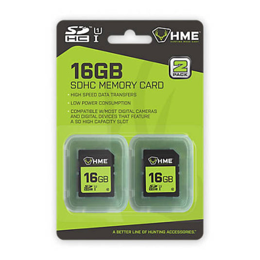 HME Hunting SD Cards - 2pk - 16GB Memory