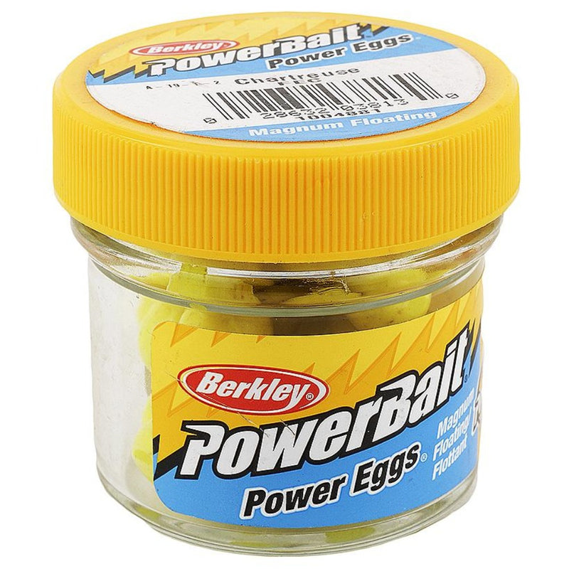 Load image into Gallery viewer, Berkley Powerbait Power Floating Magnum Eggs - Chartreuse
