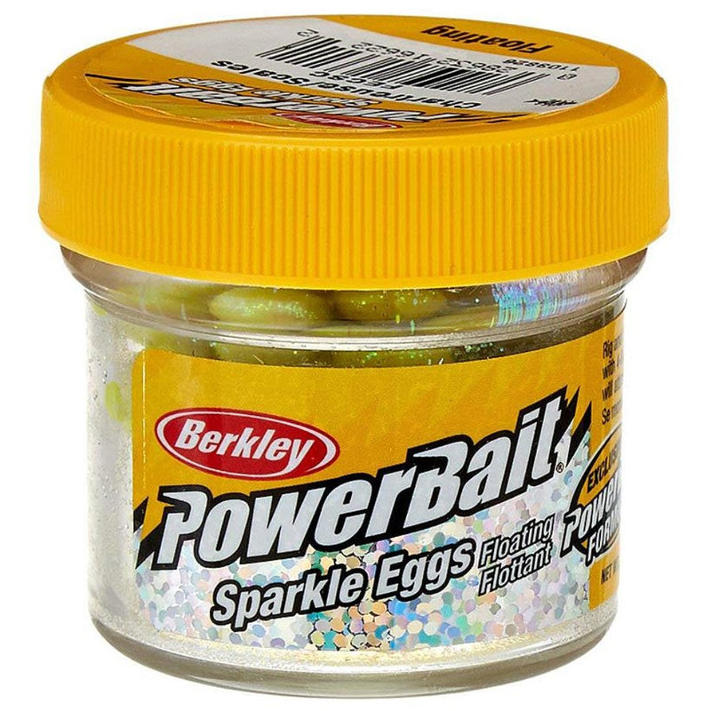 Load image into Gallery viewer, Berkley Powerbait Power Floating Magnum Eggs - Chartreuse Scales
