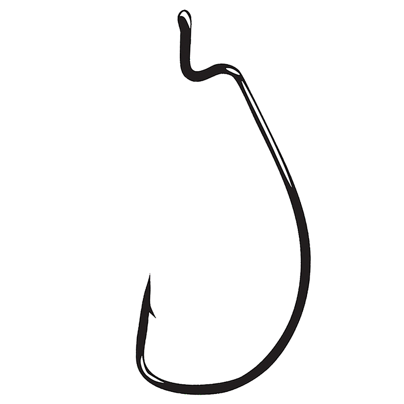 Load image into Gallery viewer, Gamakatsu Offset Shank EWG Worm Hooks - Black
