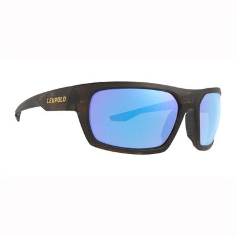 Load image into Gallery viewer, Leupold Packout Shooting Glasses - Matte Tortoise Frames with Blue Mirror Lens
