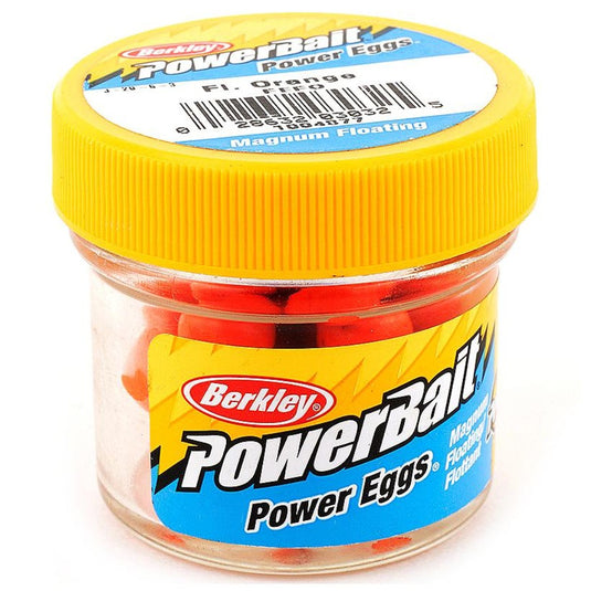 Berkley Powerbait Power Floating Magnum Eggs - Fluorescent Orange