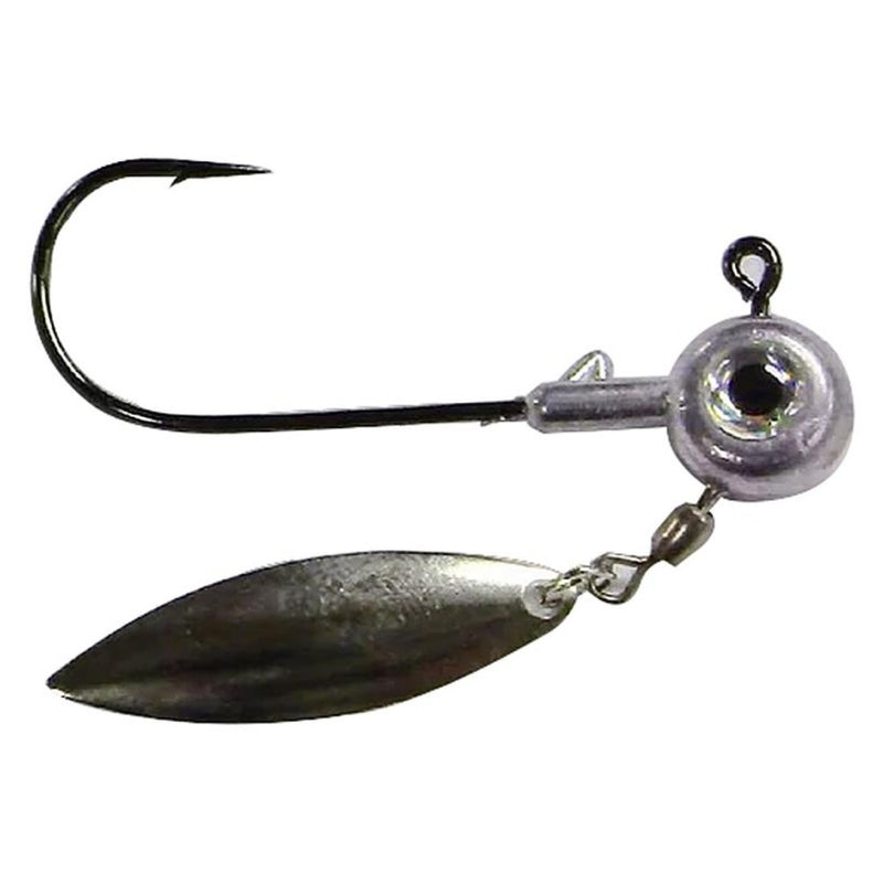 Load image into Gallery viewer, Motivated Bait Co. Finesse Underspin Jig Heads - Plain Silver
