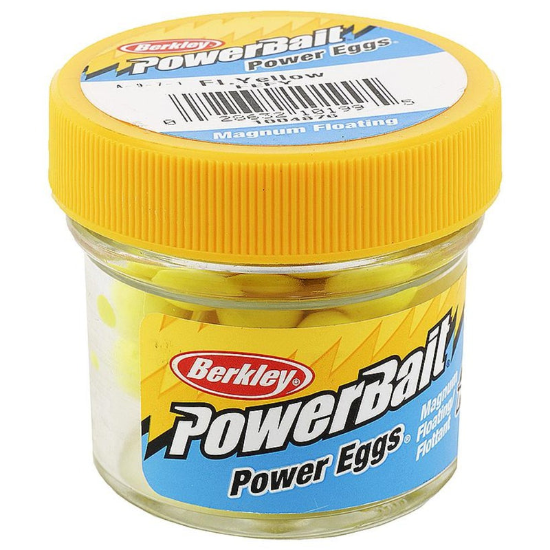 Load image into Gallery viewer, Berkley Powerbait Power Floating Magnum Eggs - Fluorescent Yellow
