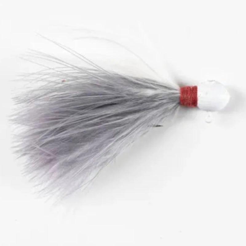 Load image into Gallery viewer, White River Zig Jigs - White and Gray
