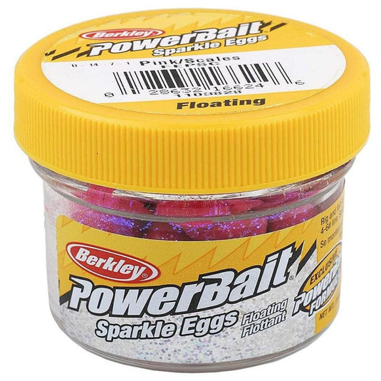 Berkley Powerbait Power Floating Magnum Eggs - Pink Scales