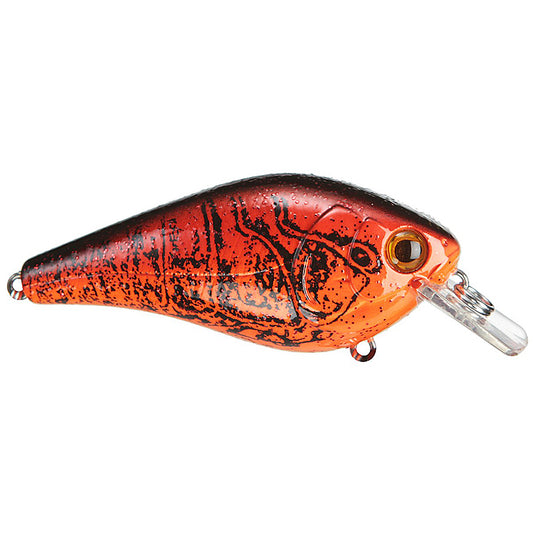 Luck E Strike Rick Clunn Squarebill Crankbaits - Red Crawdad