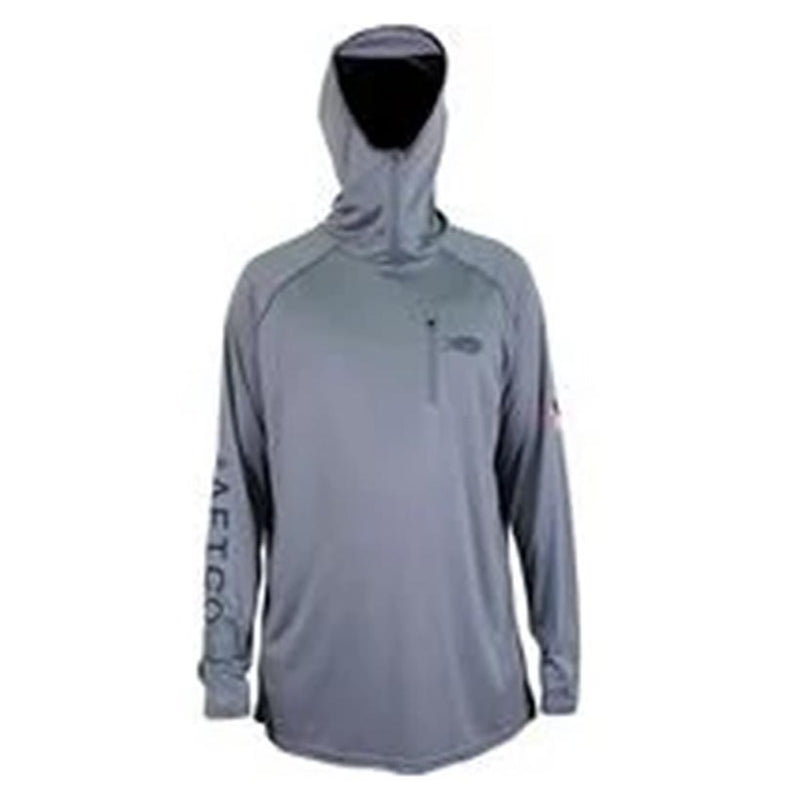 Load image into Gallery viewer, Aftco Jason Christie Long Sleeve Performance Hoodies Grey
