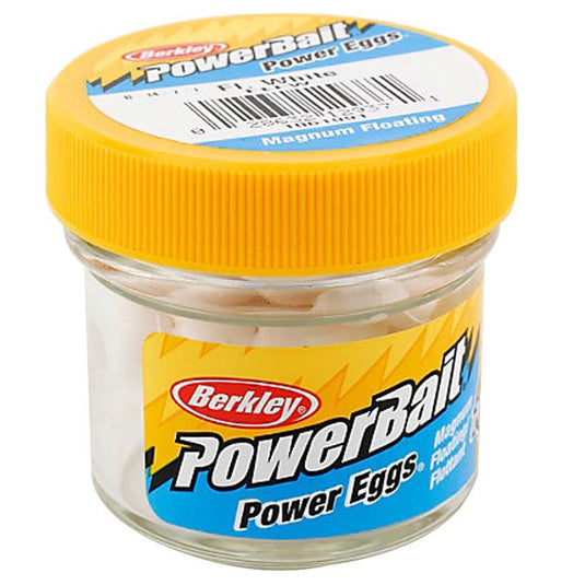 Berkley Powerbait Power Floating Magnum Eggs - Fluorescent White