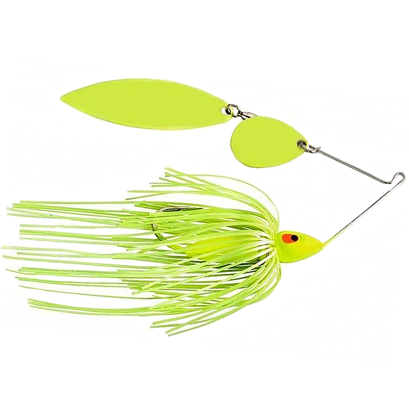 Load image into Gallery viewer, War Eagle Painted Colorado Willow Spinnerbaits - Chartreuse
