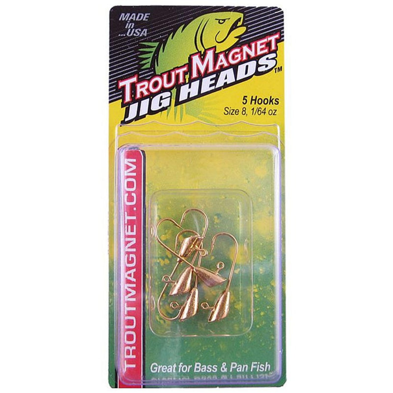 Load image into Gallery viewer, Trout Magnet Jig Heads - Gold
