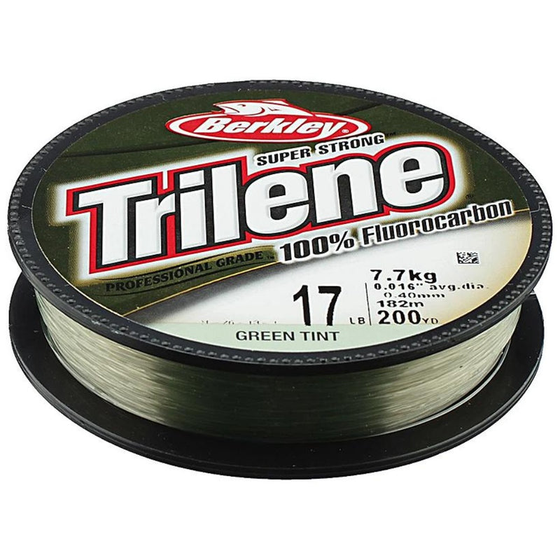 Load image into Gallery viewer, Berkley Trilene 100% Fluorocarbon Fishing Line - Low-Vis Green - 200 yds
