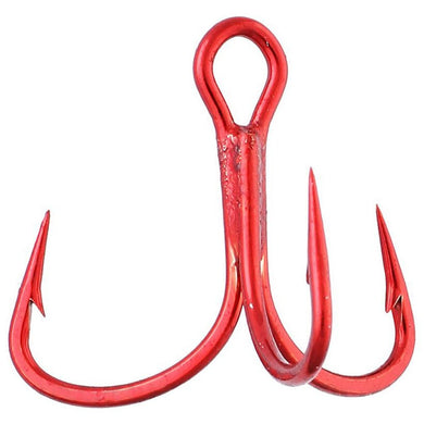 Mustad KVD Elite 2X Short 1X Strong Triple Grip Treble Red