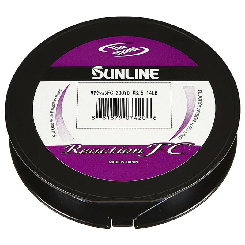 Load image into Gallery viewer, Sunline Reaction FC Fishing Line Stealth Gray 200 yds
