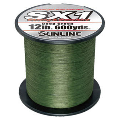 Sunline SX1 Braid Fishing Line - Green