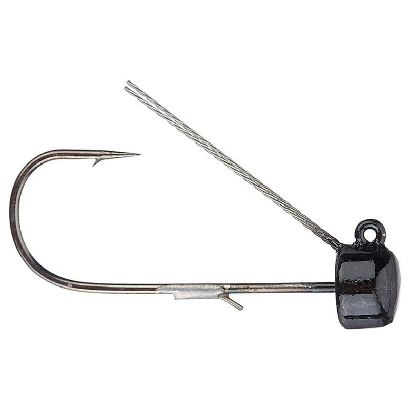 Load image into Gallery viewer, Z-Man Power Finesse Shroomz Weedless Jig Heads Black
