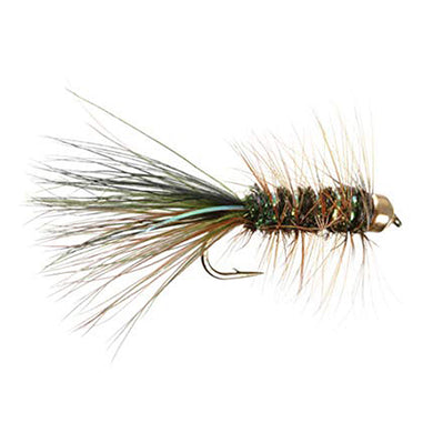 Umpqua Tungsten Thin Mint Flies - Olive/Brown/Black