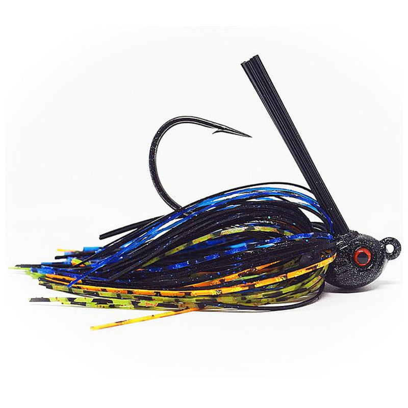 Load image into Gallery viewer, Talon Fishing Billy Mac Jigs - Black and Blue Tiger
