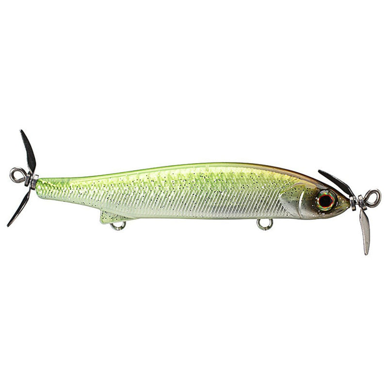 Load image into Gallery viewer, Jackall I Prop Spybaits Chartreuse Back Glitter
