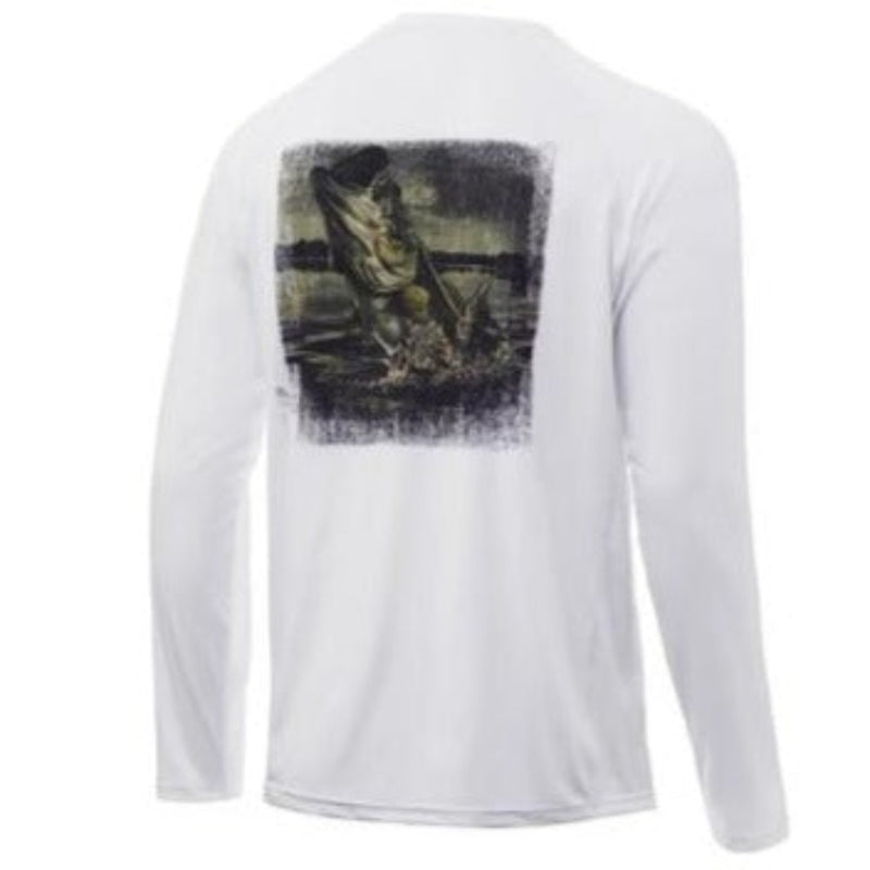 Load image into Gallery viewer, Huk Pursuit Bass Camp Long Sleeve Shirt
