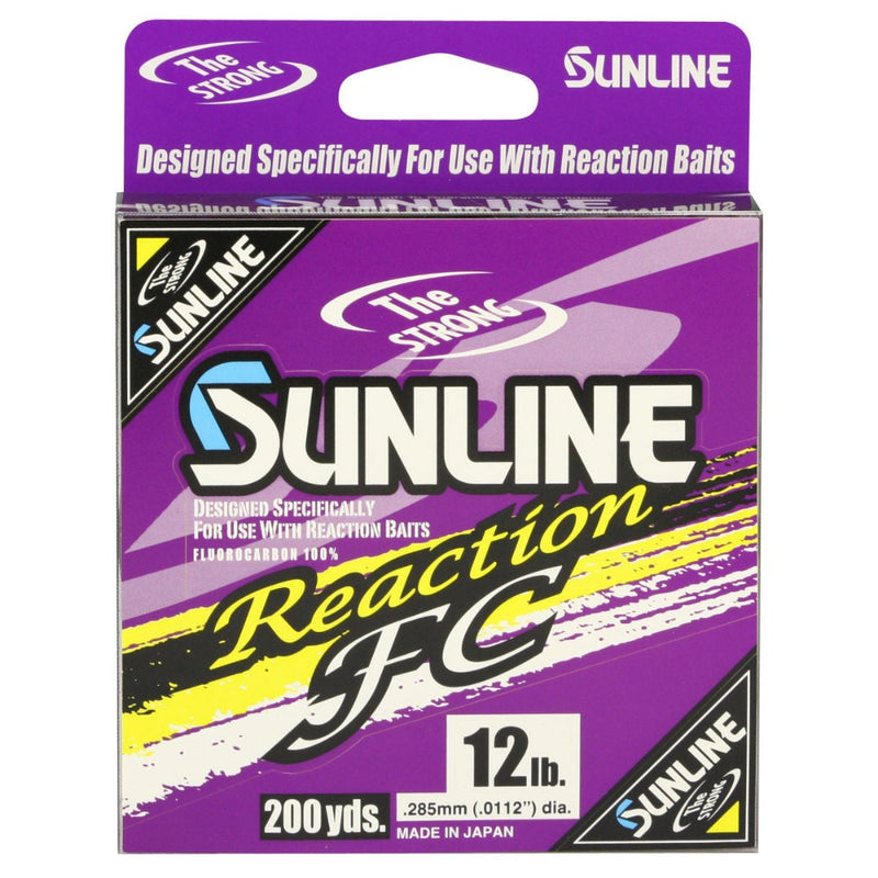 Load image into Gallery viewer, Sunline Reaction FC Fishing Line Stealth Gray 200 yds
