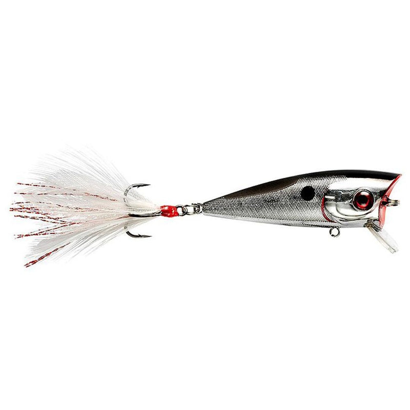 Load image into Gallery viewer, Booyah Prank Popper Crankbait Chrome Black
