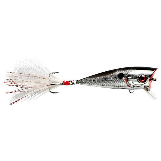 Booyah Prank Popper Crankbait Chrome Black