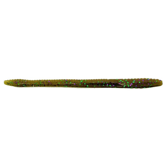 Zoom Finesse Worm Green Pumpkin Purple Green