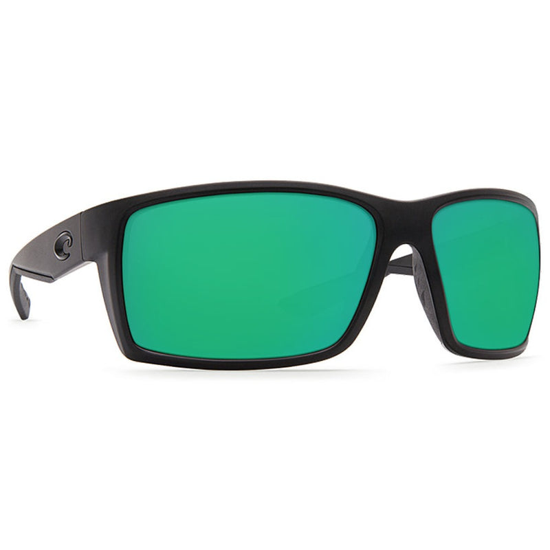 Load image into Gallery viewer, COSTA REEFTON SUNGLASSES WITH BLACK FRAMES AND GREEN MIRROR LENS
