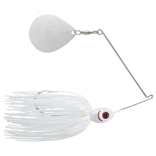 Booyah Single Colorado Blade Spinnerbaits - White