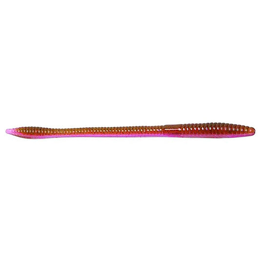 Zoom Finesse Worm Raspberry Shad